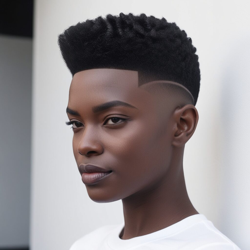 afro taper haircut